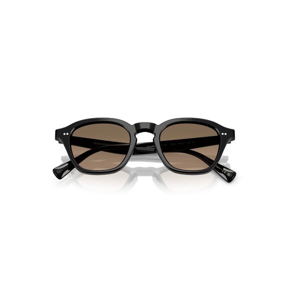 New OLIVER PEOPLES Eyles Black Polarised Square OV5580SU 1731/GN Sunglasses Wome - Picture 4 of 6